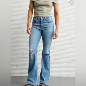 Light Blue Flare Jeans